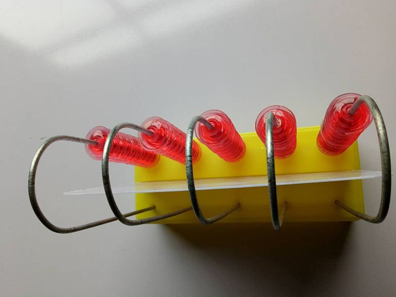 竖式计数器(演示用,五档)