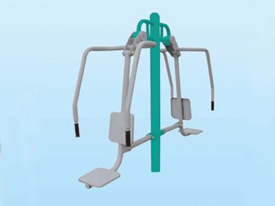 双人坐推训练器